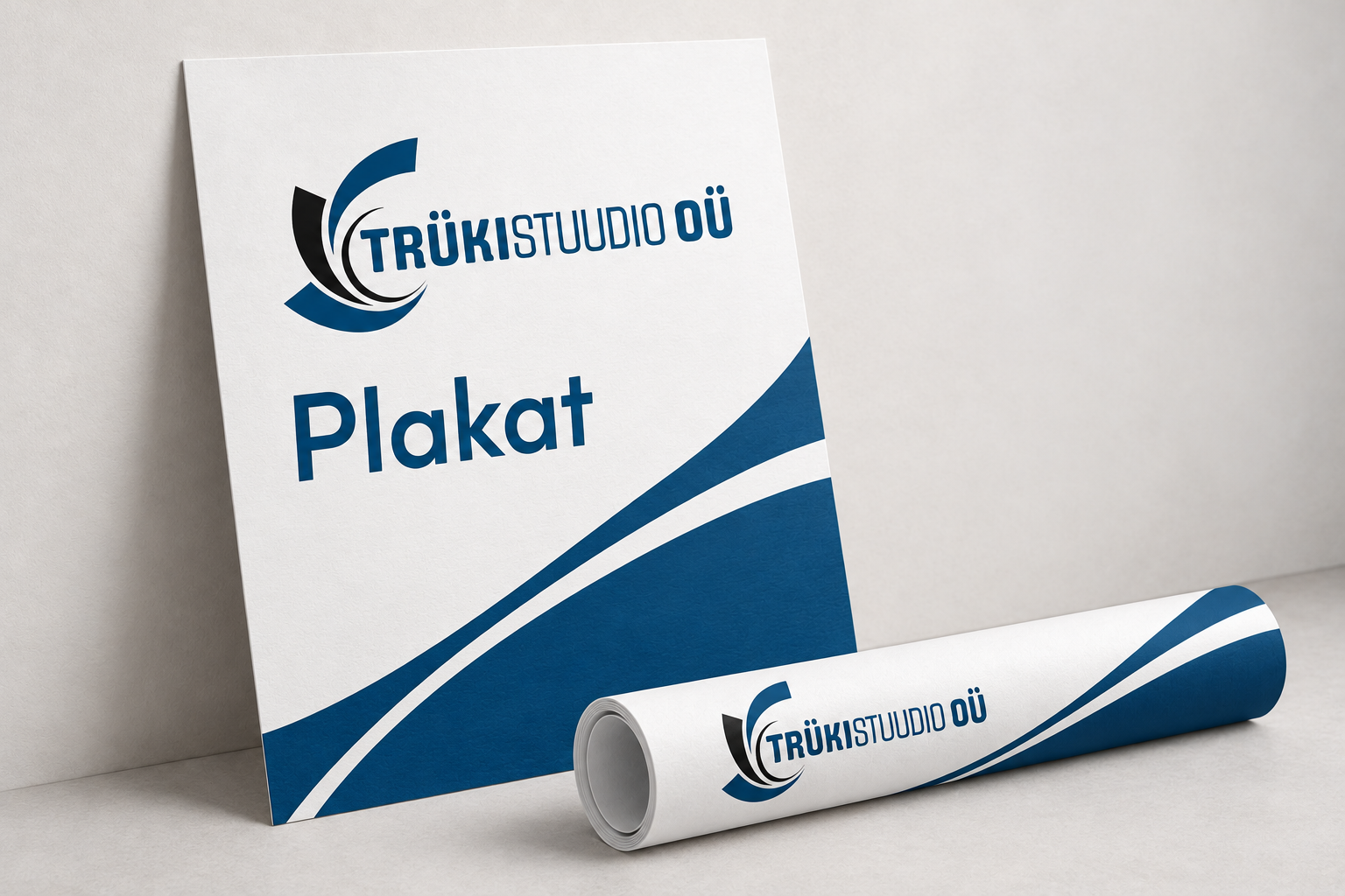 blue and white poster mockup 3
